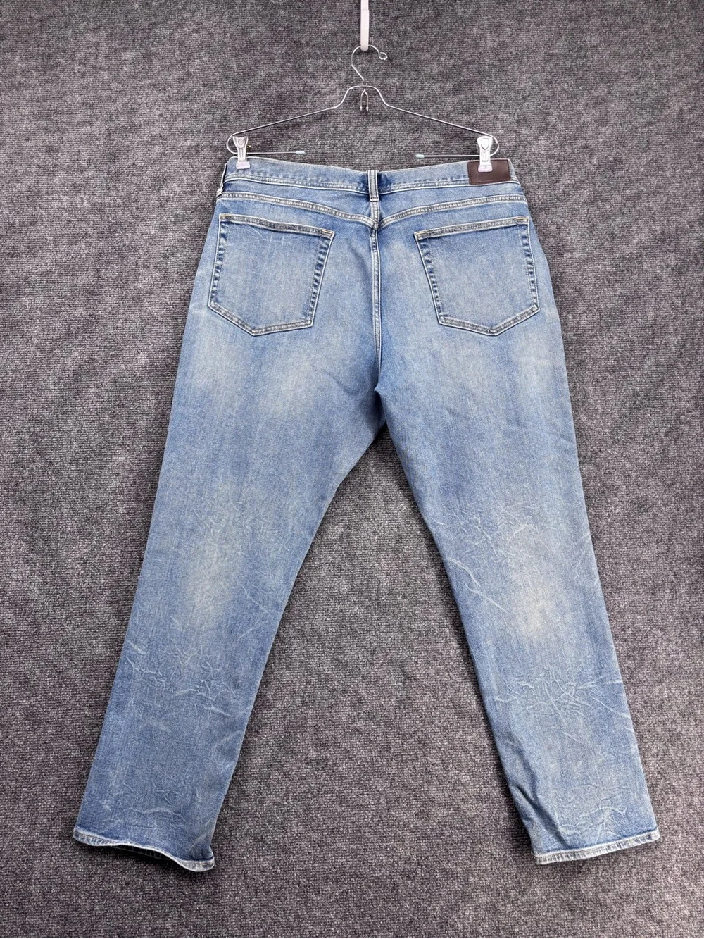 J Crew Stretch Sutton Jeans In Lucas Wash Men’s 36X28* Straight Leg Distressed